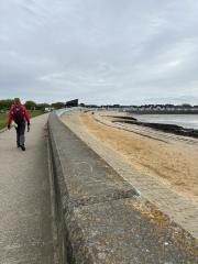 Canvey's only beach as far as we could tell - Thorney Bay.  Might be man-made :)